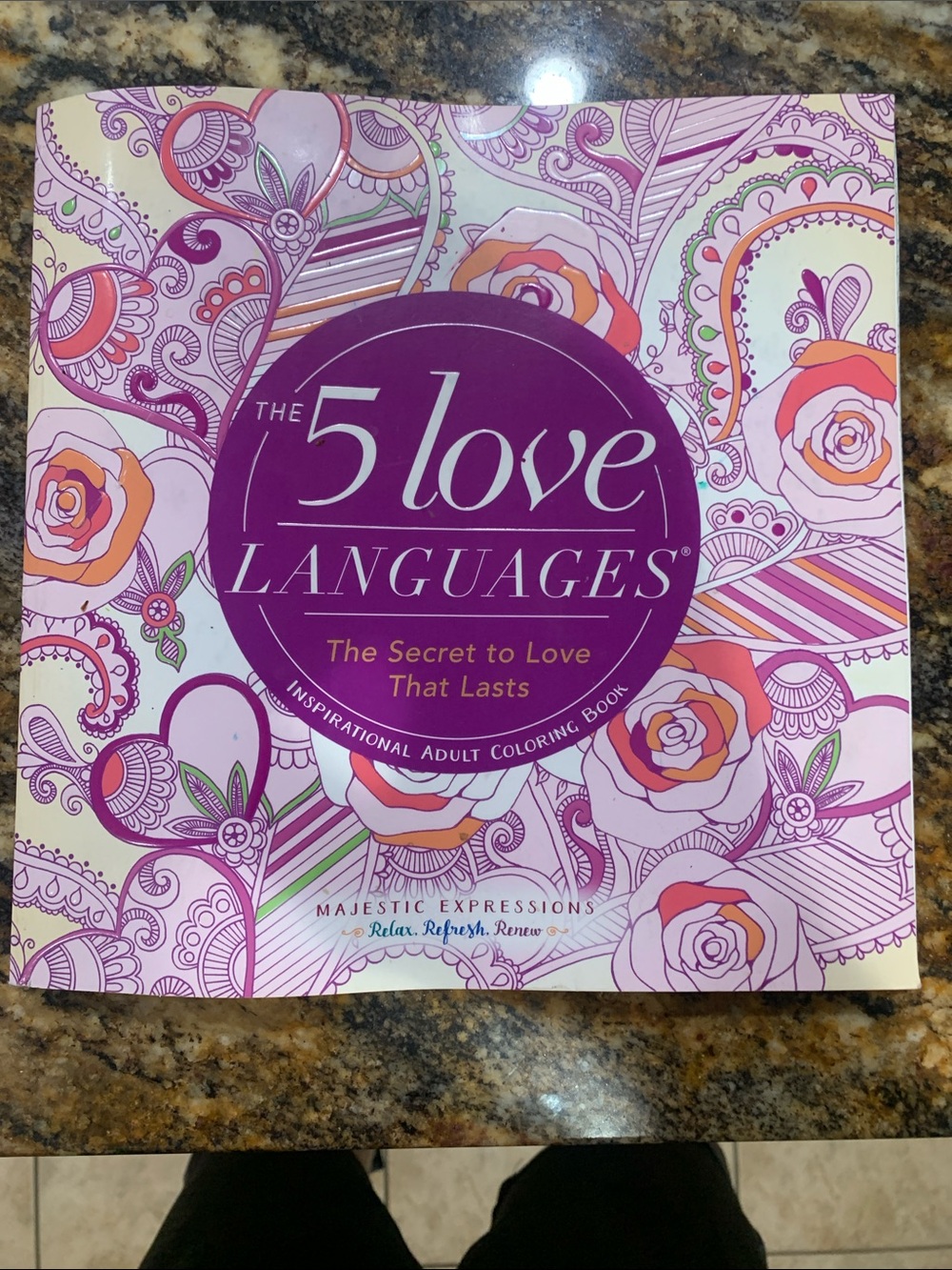 The 5 Love Languages Adult Coloring Book - Brand New